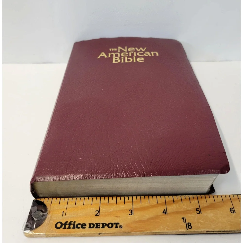 The New American Bible Revised Edition NABRE Catholic Burgundy Leatherette Cover